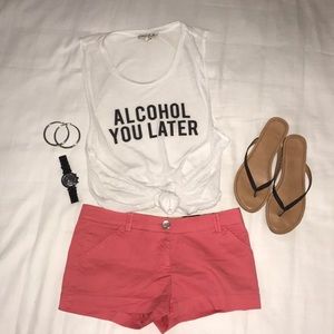Alcohol you later shirt.